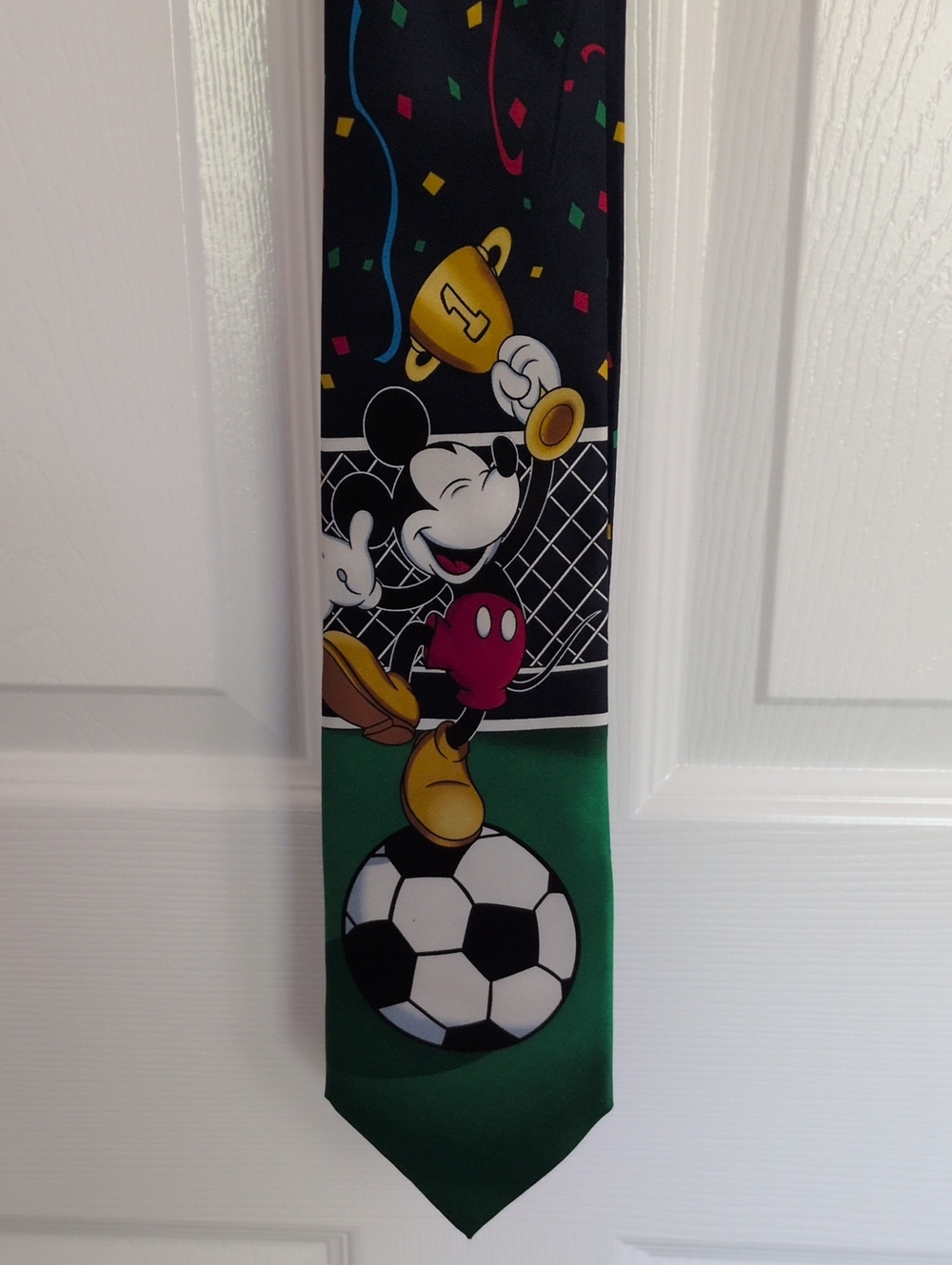 Mickey Unlimited Silk Soccer Celebration Tie
